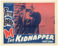 6s584 M LC R40 Fritz Lang noir classic, close up of shocked Peter Lorre, The Kidnapper!