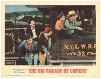 6s616 MGM'S BIG PARADE OF COMEDY LC #4 '64 great image of the Marx Bros. on a wild train ride!