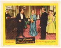 6s626 MONTE CARLO STORY LC #6 '57 Marlene Dietrich, Vittorio De Sica & Arthur O'Connell in casino!