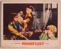 6s628 MOONFLEET LC#5 '55 small boy watches Stewart Granger punch guy in abandoned well!