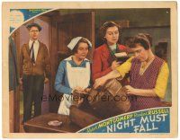 6s655 NIGHT MUST FALL LC '37 killer Robert Montgomery catches women snooping through his bags!