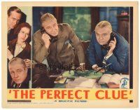 6s687 PERFECT CLUE LC '35 close up of Richard Skeets Gallagher & Charles C. Wilson on phones!