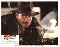 6s722 RAIDERS OF THE LOST ARK LC #5 '81 c/u of petrified Harrison Ford staring down a cobra snake!