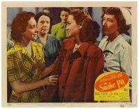 6s810 SNAKE PIT LC #8 '49 nurse watches mental patients say goodbye to Olivia de Havilland!