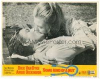 6s812 SOME KIND OF A NUT LC #7 '69 close up of Dick Van Dyke kissing Rosemary Forsyth!