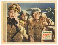 6s849 TAMPICO LC '44 close up of Edward G. Robinson with binoculars by two soldiers!