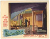 6s933 UNINVITED LC #2 '44 Ray Milland & Ruth Hussey arrive at the haunted house!