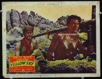6s993 YELLOW SKY LC #8 '48 close up of barechested Gregory Peck, directed by William Wellman!