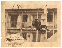 6s999 ZORRO THE AVENGER LC '60 masked Guy Williams in costume swinging on rope!