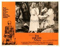 6s977 WICKER MAN LC #1 '74 creepy image of girl in forest with wacky hunchback monster!