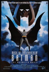 6x070 BATMAN: MASK OF THE PHANTASM DS 1sh '93 DC Comics, great art of Caped Crusader!