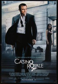6x126 CASINO ROYALE advance DS 1sh '06 Daniel Craig as James Bond & sexy Eva Green!