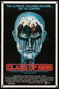 6x144 CLASS OF 1999 1sh '90 Malcolm McDowell, Pam Grier, Stacy Keach, cool sci-fi!