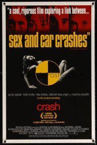 6x164 CRASH 1sh '96 David Cronenberg, James Spader, bizarre sex movie!