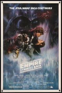 6x237 EMPIRE STRIKES BACK 1sh '80 classic Gone With The Wind style art by Roger Kastel!