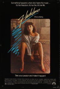 6x279 FLASHDANCE 1sh '83 sexy dancer Jennifer Beals, take your passion and make it happen!