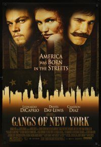 6x299 GANGS OF NEW YORK DS 1sh '02 Scorsese, Leonardo DiCaprio, Cameron Diaz, Daniel Day-Lewis!