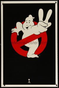 6x303 GHOSTBUSTERS 2 no text teaser 1sh '89 Ivan Reitman, best huge image of ghost logo!