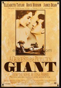 6x306 GIANT DS 1sh R96 James Dean, Elizabeth Taylor, Rock Hudson, directed by George Stevens!