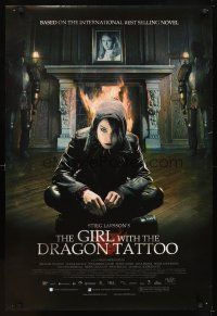 6x308 GIRL WITH THE DRAGON TATTOO DS 1sh '09 Stieg Larsson's novel, Noomi Rapace!