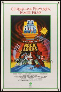6x314 GOBOTS: WAR OF THE ROCK LORDS 1sh '86 the first Gobots movie ever!