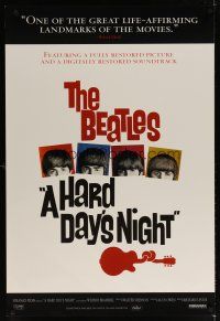 6x339 HARD DAY'S NIGHT 1sh R99 great image of The Beatles, rock & roll classic!