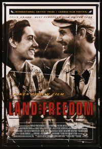 6x440 LAND & FREEDOM DS 1sh '95 Spanish Civil War movie directed by Ken Loach!