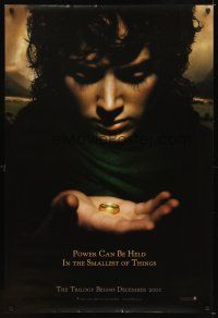 6x469 LORD OF THE RINGS: THE FELLOWSHIP OF THE RING teaser 1sh '01 J.R.R. Tolkien, power!