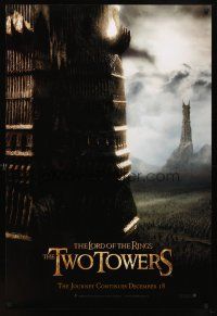 6x472 LORD OF THE RINGS: THE TWO TOWERS teaser 1sh '02 Peter Jackson epic, J.R.R. Tolkien!