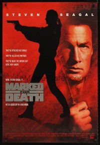 6x494 MARKED FOR DEATH 1sh '90 tough guy Steven Seagal is a good cop in a bad mood!