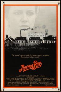 6x528 NORMA RAE 1sh '79 Sally Field in the story of a woman with the courage to risk everything!