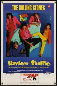 6x631 ROLLING STONES HARLEM SHUFFLE record promo 1sh '86 Mick Jagger, Keith Richards, Dirty Work!