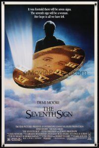 6x648 SEVENTH SIGN 1sh '88 Demi Moore, Michael Biehn, her hope is all we have left!