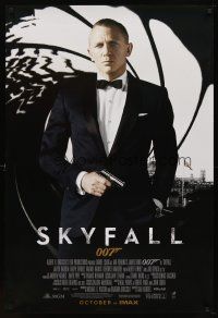6x658 SKYFALL int'l IMAX advance DS 1sh '12 image of Daniel Craig as Bond, newest 007!