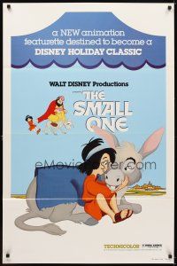 6x661 SMALL ONE 1sh '78 Walt Disney, Don Bluth, animated donkey cartoon!