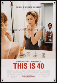 6x722 THIS IS 40 advance DS 1sh '12 Paul Rudd, Leslie Mann, Judd Apatow directed!