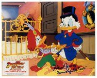 6t484 ALAN YOUNG signed color 8x10 REPRO still '90s Scrooge with genie lamp in Disney's DuckTales!