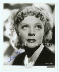 6t485 ALICE FAYE signed 8x10 REPRO still '70s great head & shoulders portrait from Sing Baby Sing!