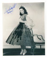 6t487 ANN RUTHERFORD signed 8x10 REPRO still '80s portrait as Carreen from Gone with the Wind!
