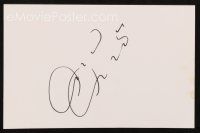 6t094 ARMAND ASSANTE signed 5.5 x 8.5 index card '90s can be framed together with a repro still!