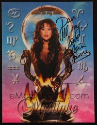 6t179 ASIA CARRERA signed trade-ad '96 the sexy adult star in Mystique!