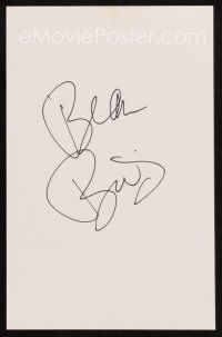 6t095 BEAU BRIDGES signed 5.5 x 8.5 index card '90s can be framed together with a repro still!