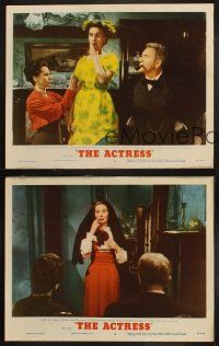 6w546 ACTRESS 3 LCs '53 Spencer Tracy, Jean Simmons, Teresa Wright!