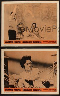 6w549 AUNTIE MAME 3 LCs R63 classic Rosalind Russell family comedy from play and novel!