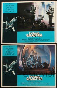 6w314 BATTLESTAR GALACTICA 5 LCs '78 cool sci-fi images of Cylons & aliens!