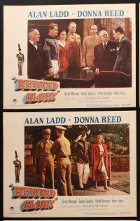 6w315 BEYOND GLORY 5 LCs '48 West Point cadet Alan Ladd & pretty Donna Reed!