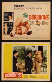 6w053 BOBBIKINS 8 LCs '59 pretty Shirley Jones & diapered baby financial wizard!