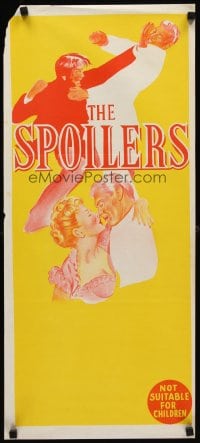 6y536 SPOILERS Aust daybill '56 Anne Baxter, Jeff Chandler, Rory Calhoun, rare incomplete printing!