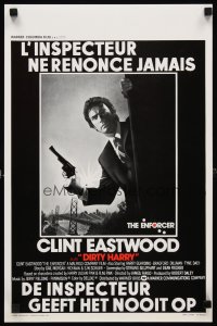6y702 ENFORCER Belgian '76 great artwork image of Clint Eastwood as Dirty Harry!