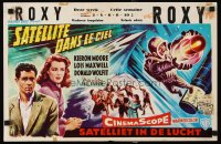 6y772 SATELLITE IN THE SKY Belgian '56 sci-fi, never-told story of life on the roof of the Earth!